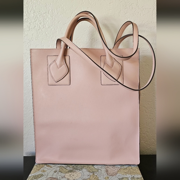 Ann Klein dusty rose shopper tote bag - Picture 6 of 9